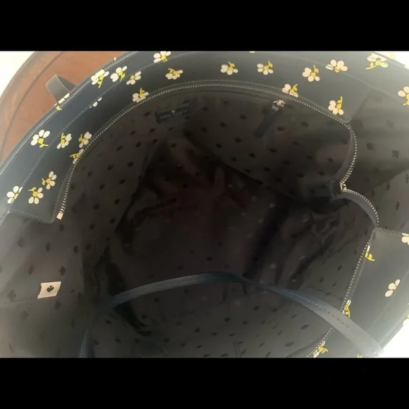 Kate Spade Blue Diaper Bag with Daisies - Picture 5 of 5